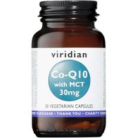 Viridian Co-enzyme Q10 With MCT Caps 30